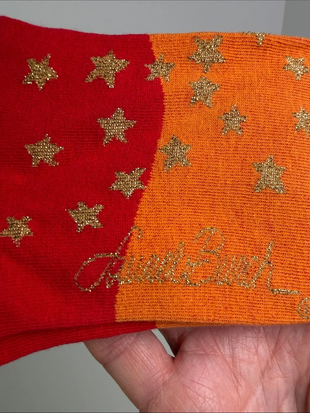 Laurel Burch Vintage Cat Sun Moon Crew Socks Designer Whimsical Stars Boho